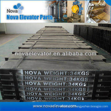 Elevator Counterweight Block, Compound/ Cast Iron Counterweight Block For Passenger Elevator/Cargo Elevator/Bed Elevator